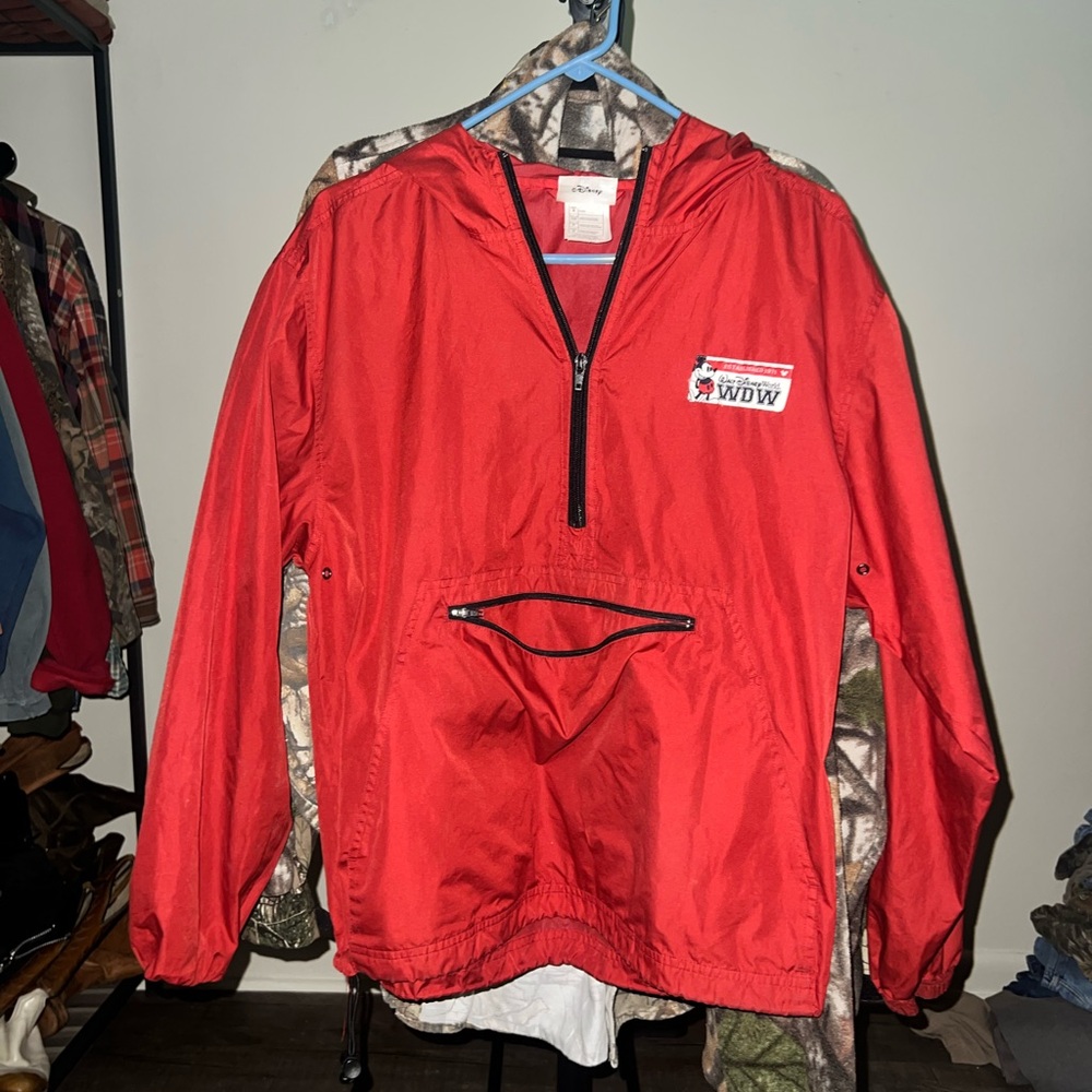 Walt Disney World Mickey Mouse Waterproof Windbreaker Size Small